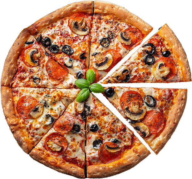 Fresh cheese pizza at Lucky Cafe & Bakers, Rishikesh
